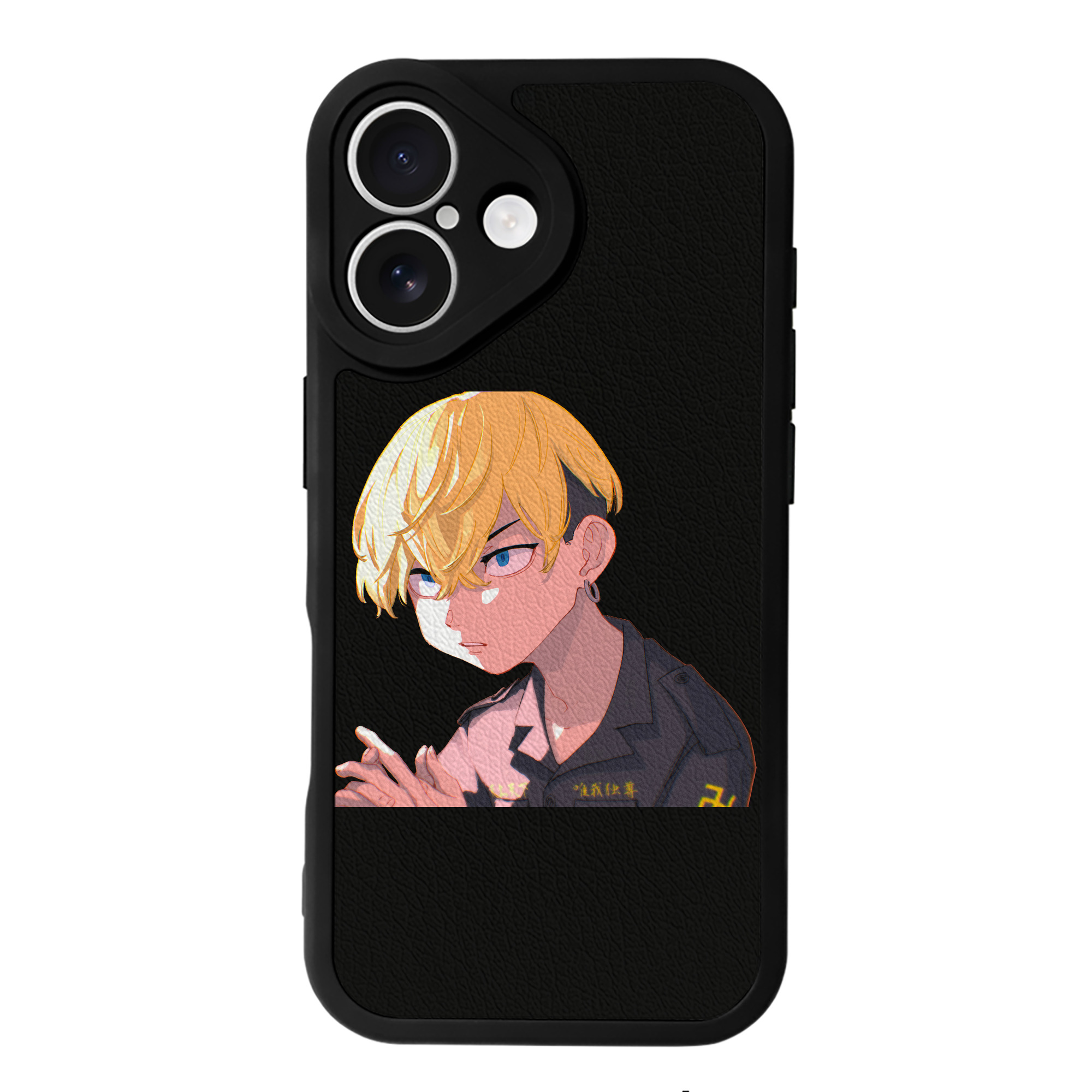 （画像用） 東京リベンジャーズ Tokyo Revengers 【iPhone 16シリーズ対応】シリコンスマホケース（レザー調） 材質：シリコン